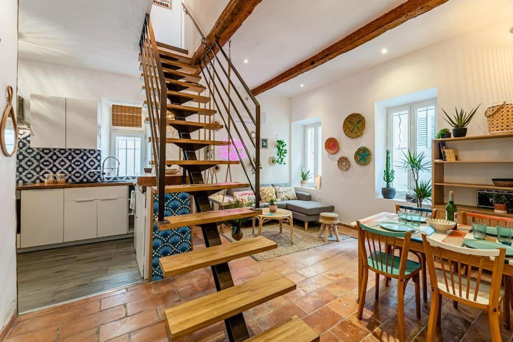 Ciotat Colada Beau Duplex Atypique A 50 M Du Port Classe 3 Etoiles Apartment *
